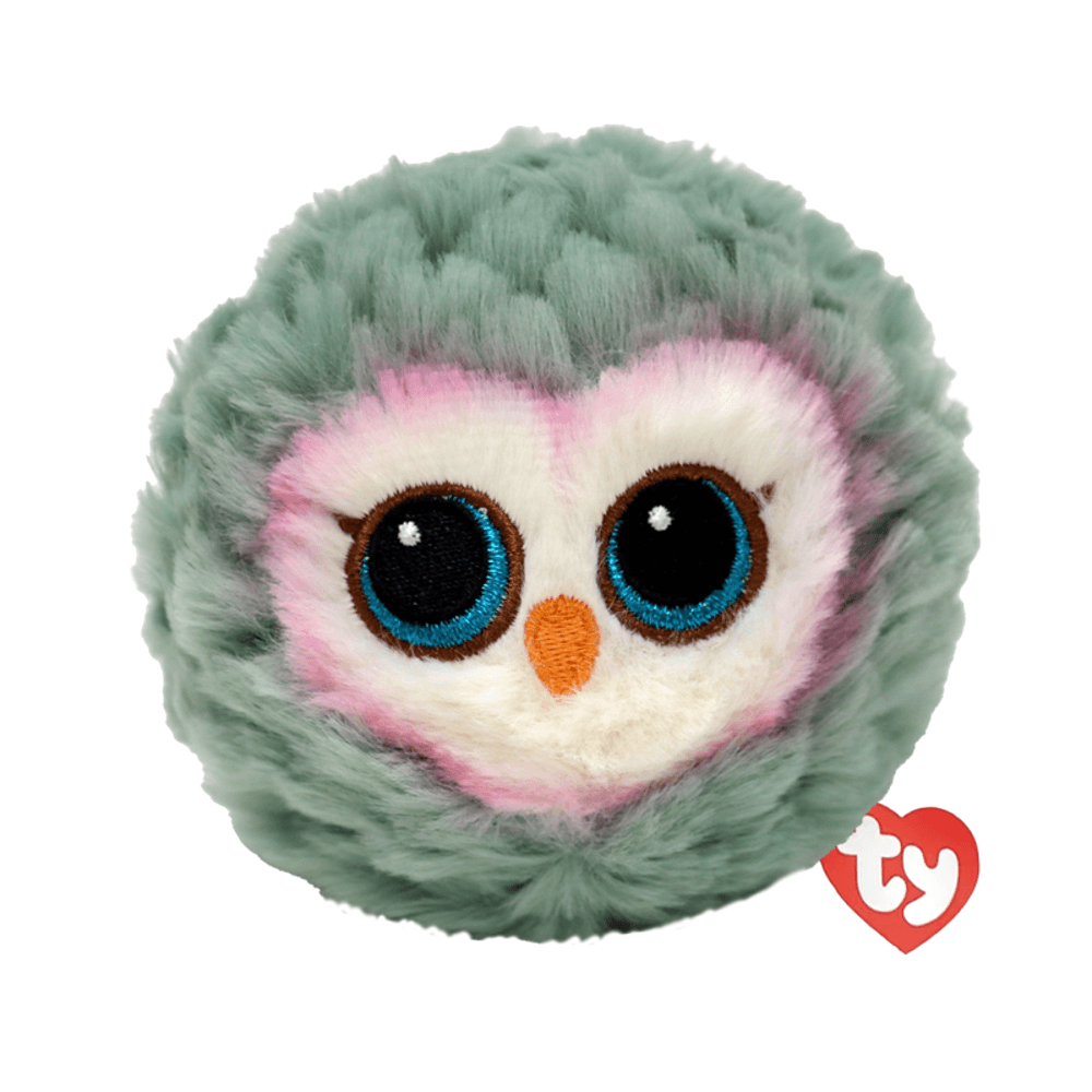 TY Beanie Bouncers Feathers the Owl